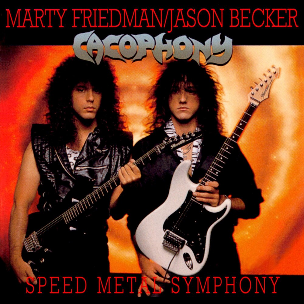 the album cover for CACOPHONY - Speed Metal Symphony [Clear Vinyl] (Ylw) (Aniv)