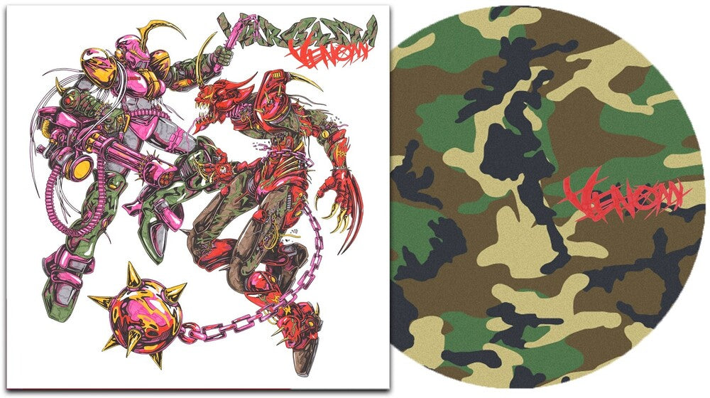 the album cover for Wargasm (UK) - Venom [Limited Edition Camouflage Picture Disc LP]