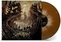 the album cover for Suffocation - Hymns From The Apocrypha - Brown & White Splatter