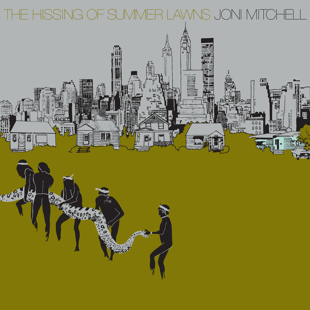 the album cover for Joni Mitchell - Hissing Of Summer Lawns