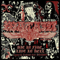 the album cover for Watain - Die In Fire - Live In Hell