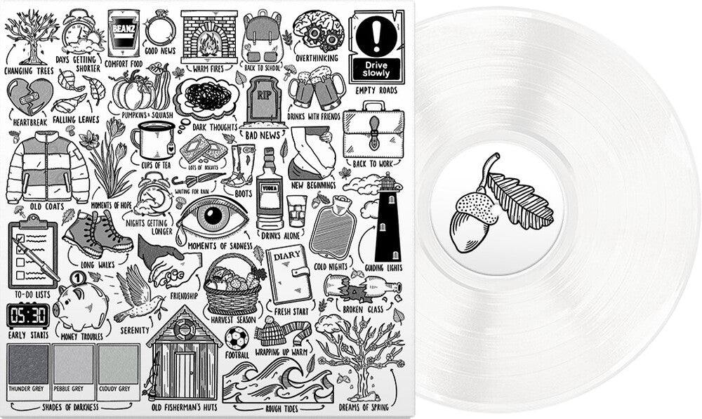 the album cover for Ed Sheeran - Autumn Variations [White LP]