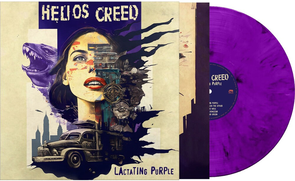 the album cover for Helios Creed - Lactating Purple - Purple Marble [Colored Vinyl] [Limited Edition]