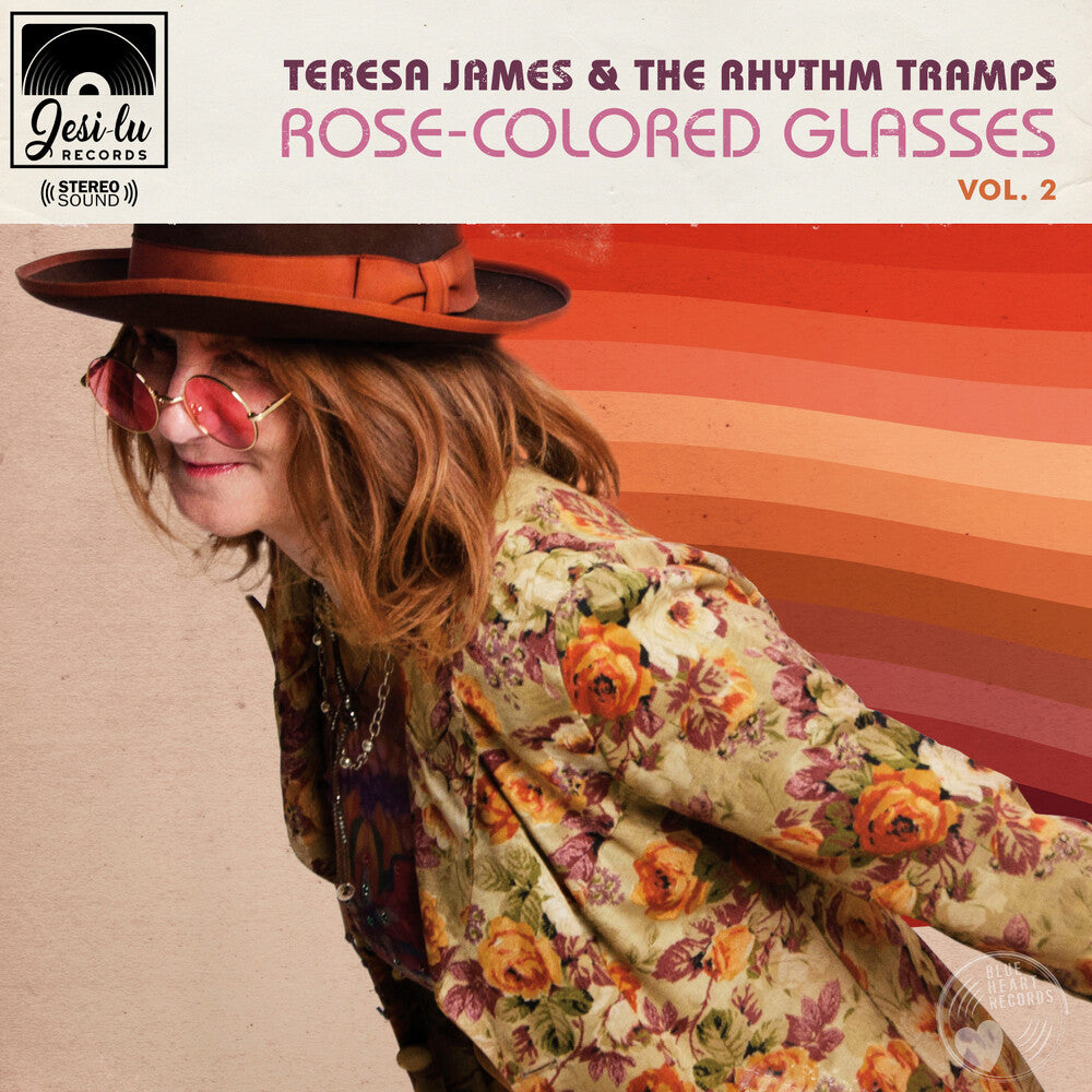 the album cover for Teresa James  & The Rhythm Tramps - Rose Colored Glasses 2 (Eco)
