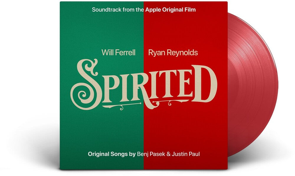 the album cover for Various Artists - Spirited (Soundtrack from the Apple Original Film) [Transparent Red LP]