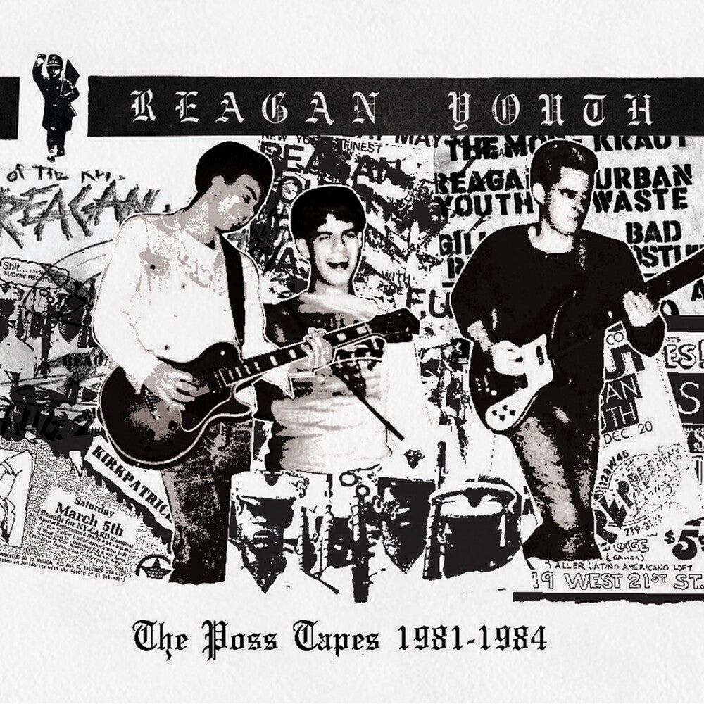 the album cover for Reagan Youth - Poss Tapes - Red [Colored Vinyl] (Red)