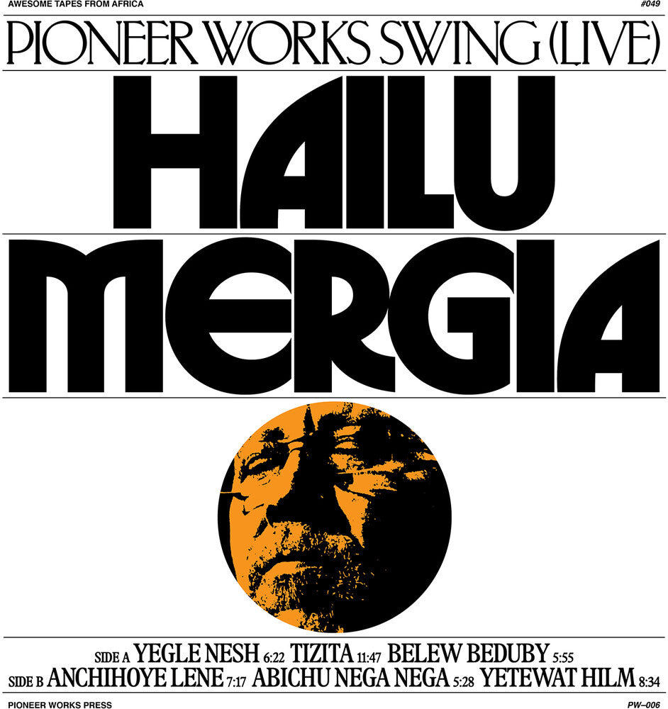 the album cover for Hailu Mergia - Pioneer Works Swing (Live) [Cassette]