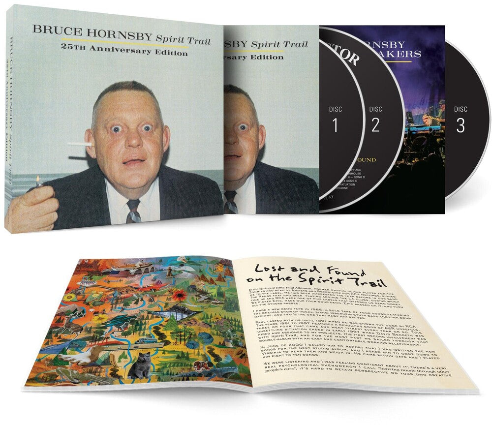 the album cover for Bruce Hornsby - Spirit Trail: 25th Anniversary [3CD]