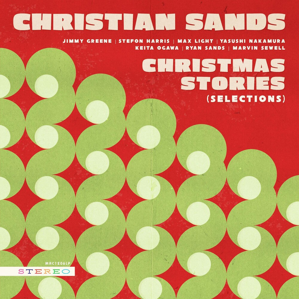 the album cover for Christian Sands - Christmas Stories (Selections) [LP]