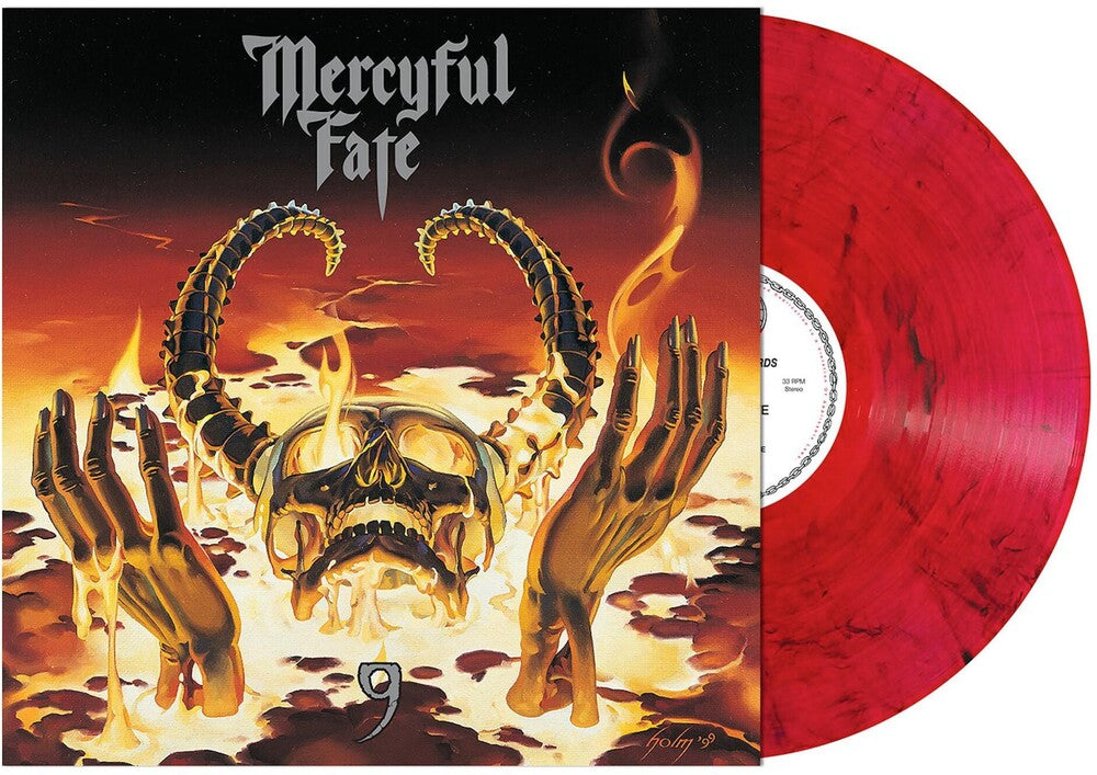 the album cover for Mercyful Fate - 9 [Colored Vinyl] (Red) (Smok)