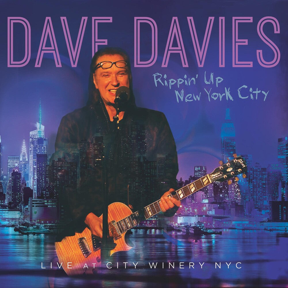 the album cover for Dave Davies - Rippin' Up New York City - Live At City Winery Nyc