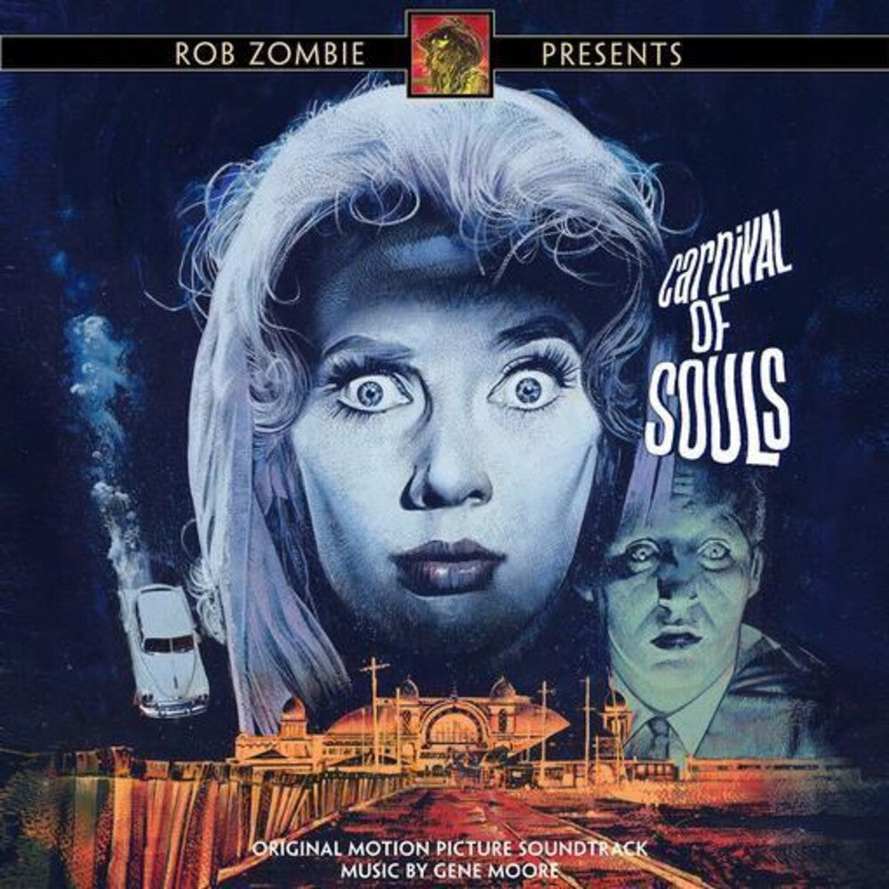 the album cover for Gene Moore  (Blue) (Colv) (Gate) - Carnival Of Souls - O.S.T. (Blue) [Colored Vinyl] (Gate)