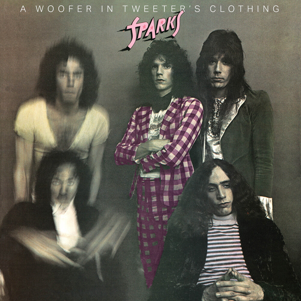 the album cover for Sparks - Woofer In Tweeter's Clothing [Clear Vinyl] [Limited Edition] (Viol)