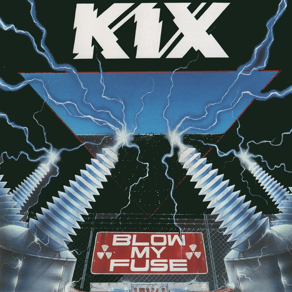 the album cover for Kix - Blow My Fuse (Blue) [Colored Vinyl] [Limited Edition] (Aniv)