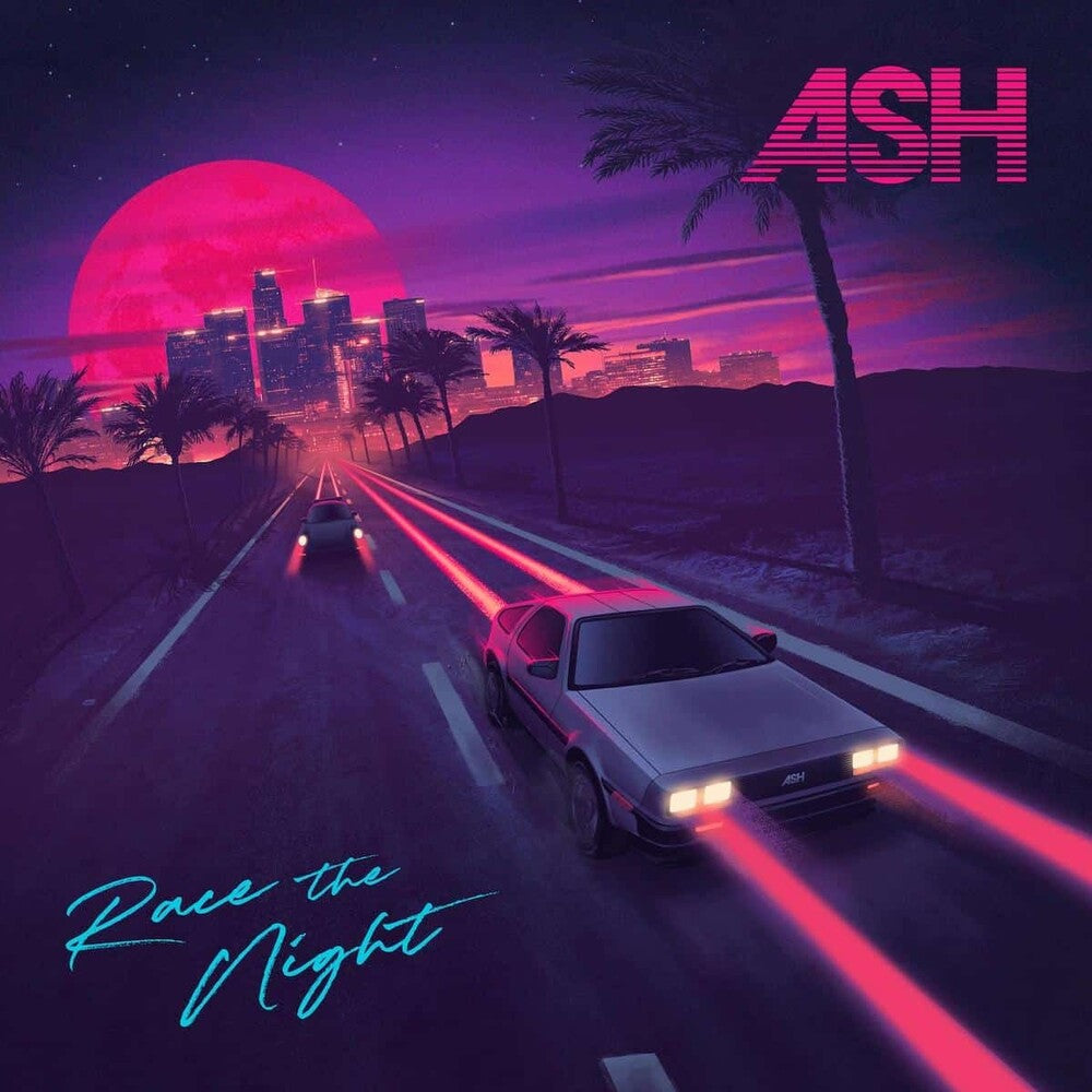 the album cover for Ash - Race The Night [Import]