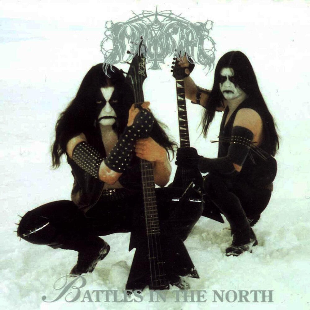 the album cover for Immortal - Battles In The North