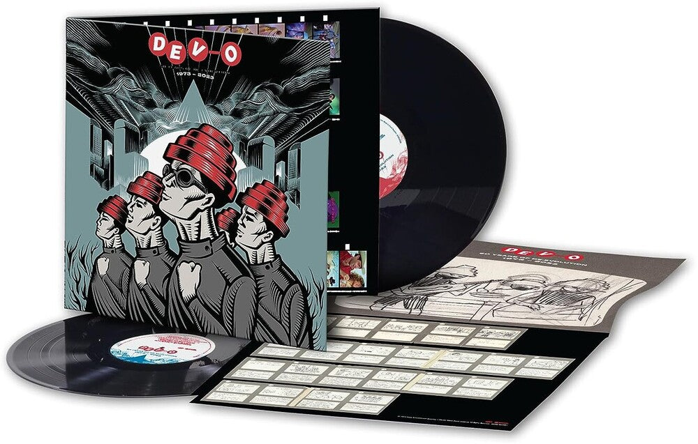 the album cover for Devo - 50 Years of De-Evolution 1973–2023 [2LP]