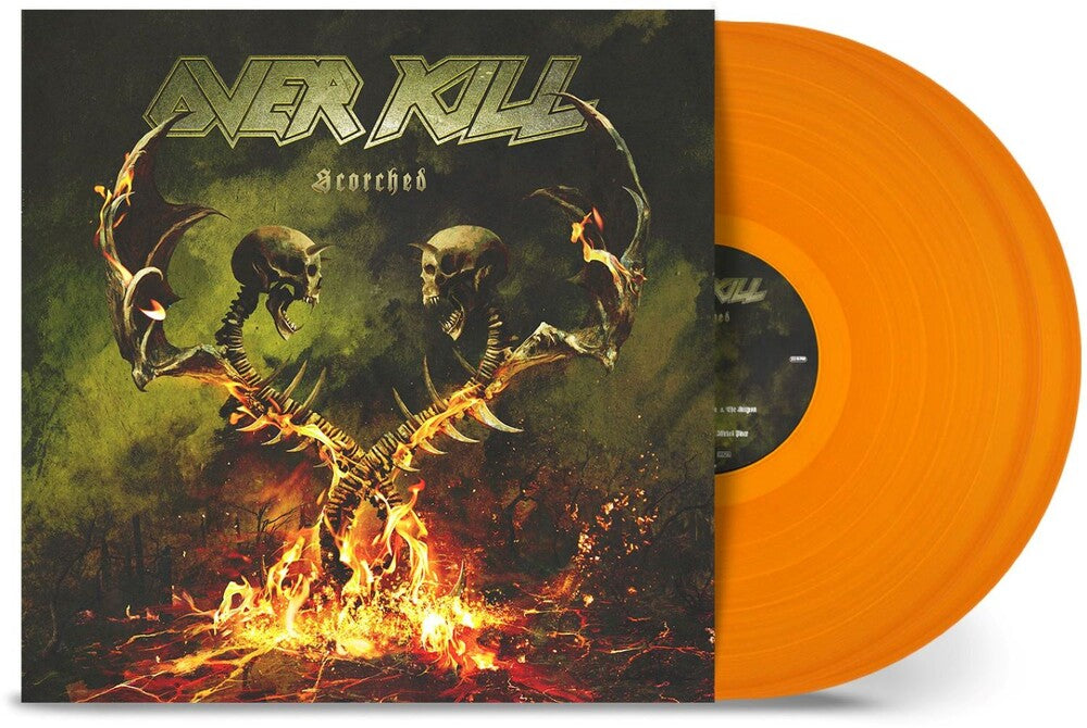 the album cover for Overkill - Scorched - Orange [Colored Vinyl] (Gate) (Org)