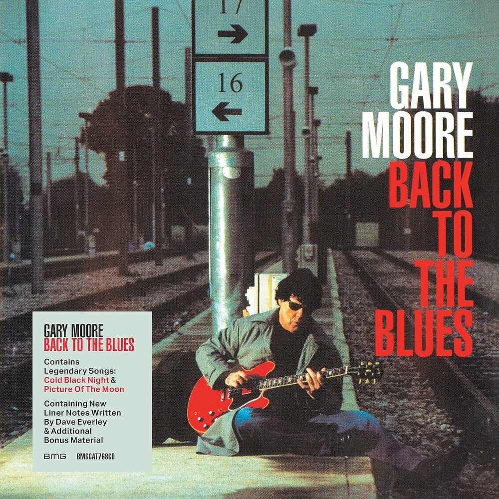 the album cover for Gary Moore - Back To The Blues