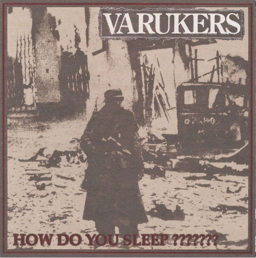 the album cover for Varukers - How Do You Sleep??????? - Purple (Bonus Tracks)