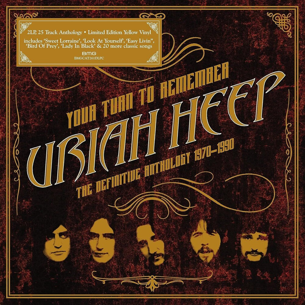 the album cover for Uriah Heep - Definitive Anthology 1970-1990
