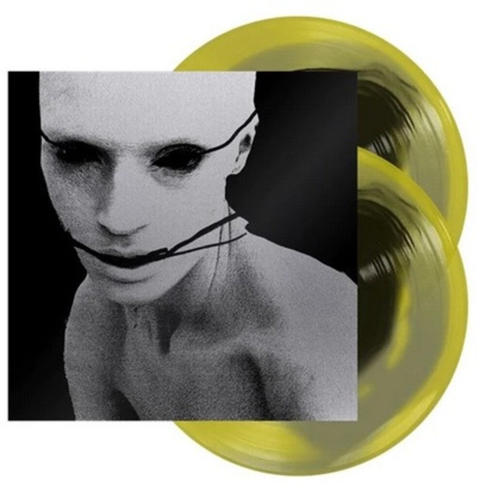 the album cover for Poppy - I Disagree (More) [RSD Essential Indie Colorway Black in Silver in Yellow 2LP]