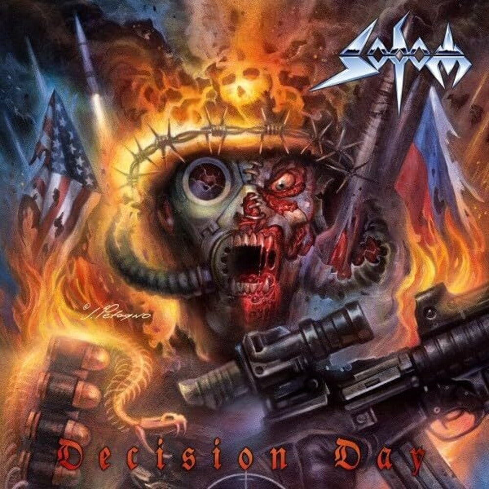 the album cover for Sodom - Decision Day - Red/Yellow [Colored Vinyl] (Red) (Ylw)