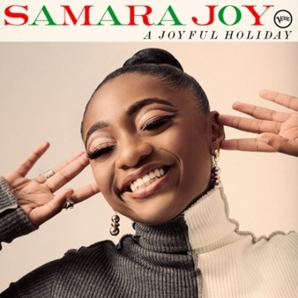 the album cover for Samara Joy - Joyful Holiday