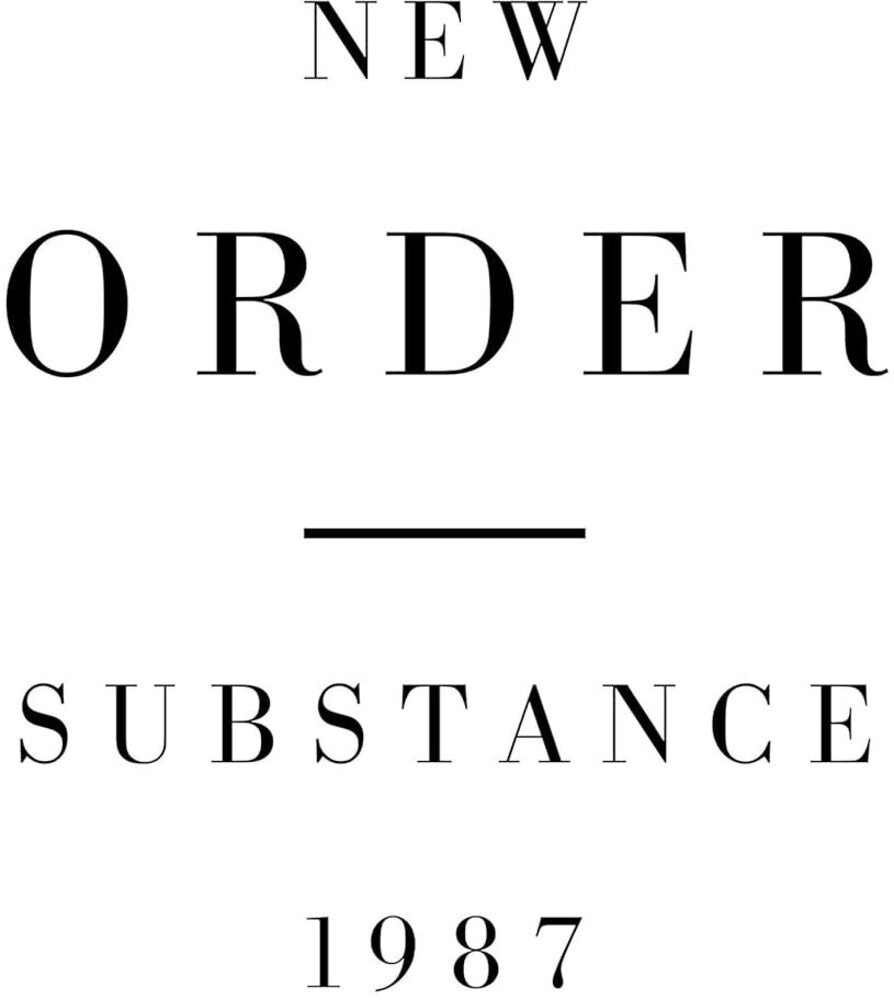 the album cover for New Order - Substance: 2023 Reissue [Red/Blue 2LP]