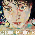 the album cover for Grouplove - Never Trust A Happy Song (Clear Vinyl) (Atl75)