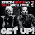 the album cover for Ben Harper And Charlie Musselwhite - Get Up! [LP]