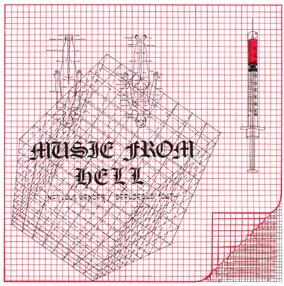 the album cover for Nervous Gender - Music From Hell