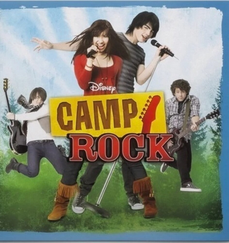 the album cover for Cast Of Camp Rock (Cvnl) (Grn) - Camp Rock - Tv O.S.T. [Clear Vinyl] (Grn)