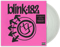 the album cover for blink-182 - ONE MORE TIME… [Indie Exclusive Limited Edition Coke Bottle Clear LP]