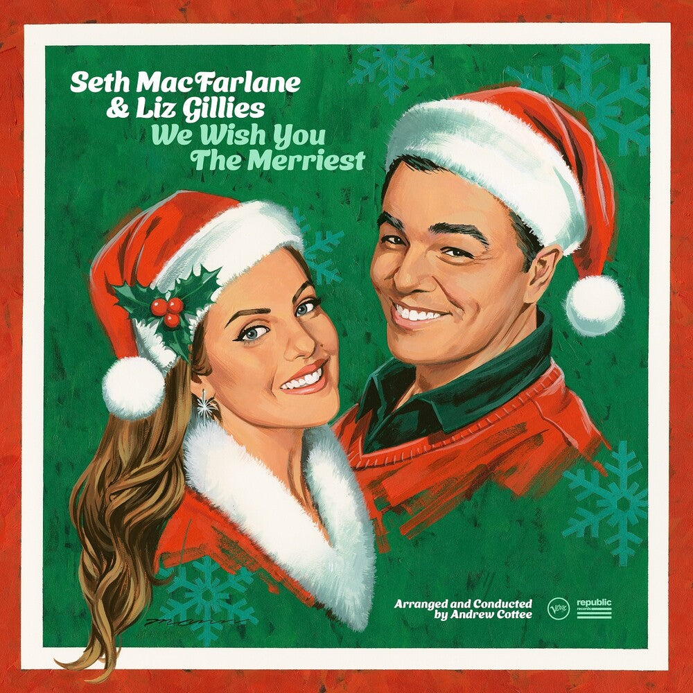 the album cover for Seth Macfarlane - We Wish You The Merriest