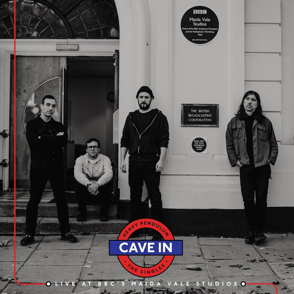 the album cover for Cave In - Heavy Pendulum: The Singles - Live At BBC's Maida Vale Studios