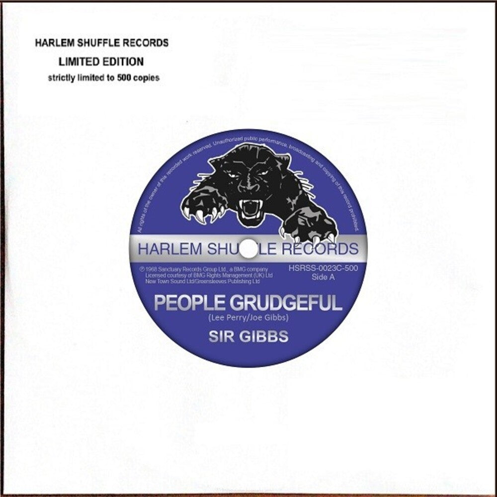 the album cover for Sir Gibbs - People Grudgeful / Pan Ya Machete