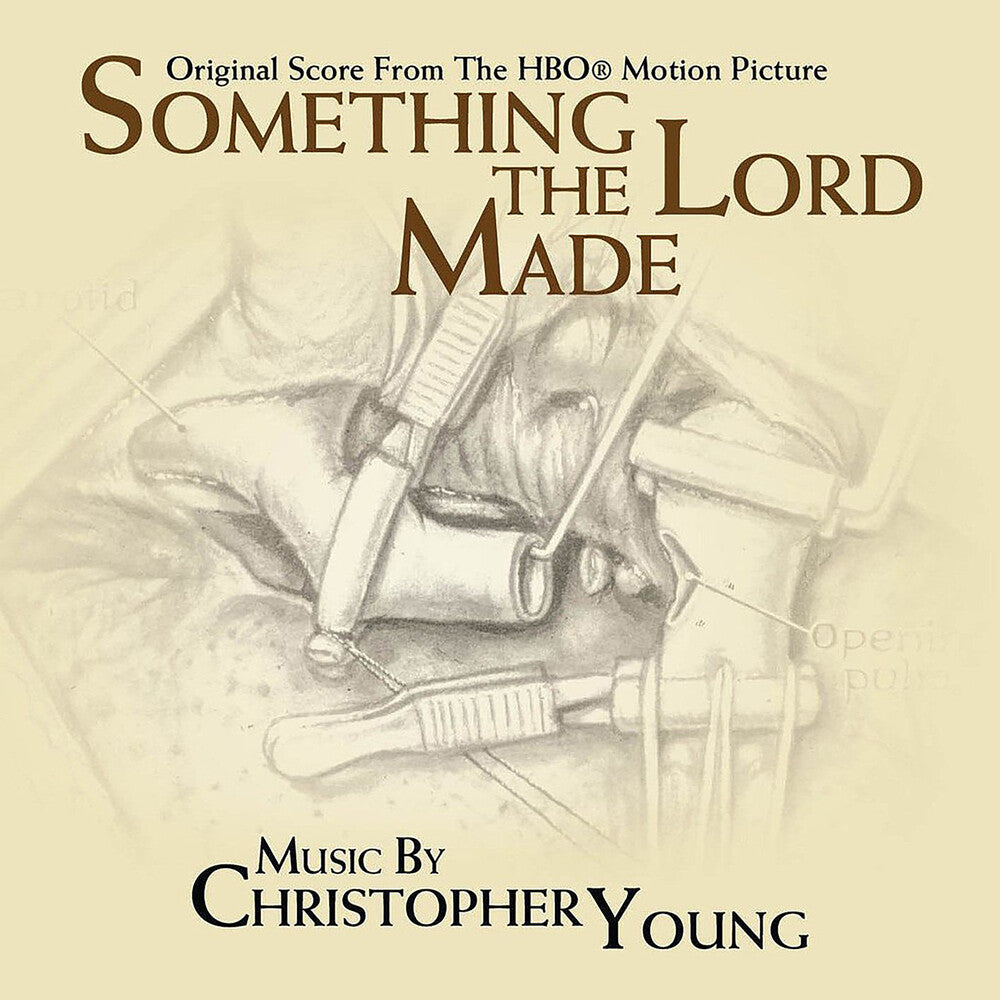 the album cover for Christopher Young - Something The Lord Made - O.S.T.