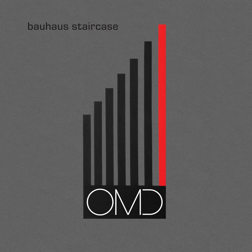 the album cover for Orchestral Manoeuvres in the Dark (O.M.D.) - Bauhaus Staircase