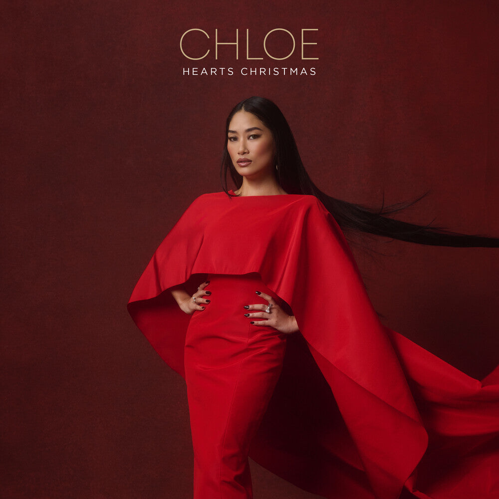 the album cover for Chloe Flower - Chloe Hearts Christmas