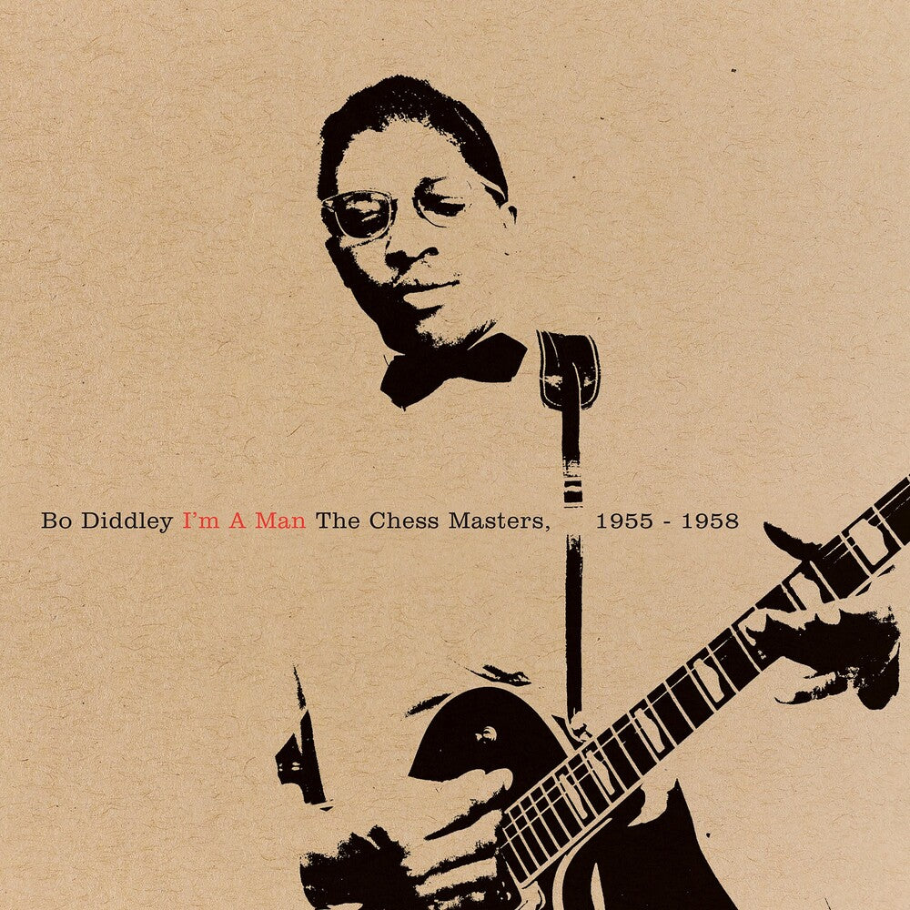 the album cover for Bo Diddley - I'm A Man: Chess Masters, 1955-1958 [RSD Black Friday 2023]
