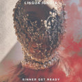 the album cover for Lingua Ignota - Sinner Get Ready [Clear Vinyl] (Gate) (Red)