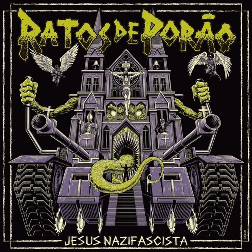the album cover for Ratos De Porao - Jesus Nazifascista