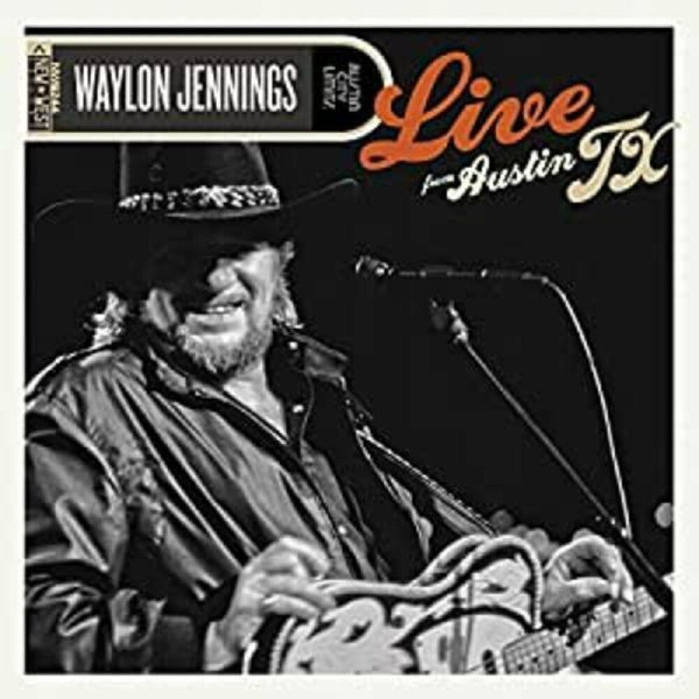 the album cover for Waylon Jennings - Live From Austin, Tx '89 [Colored Vinyl] (Gate) [Limited Edition] (Pnk)
