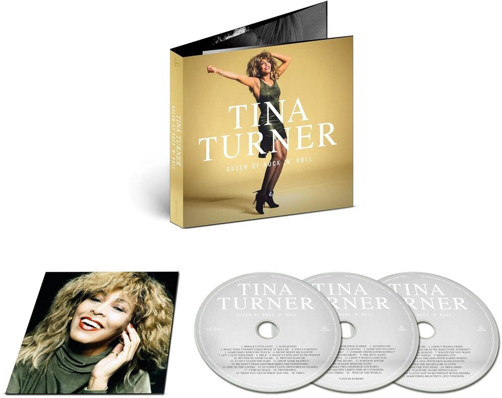 the album cover for Turner, Tina - Queen Of Rock N Roll