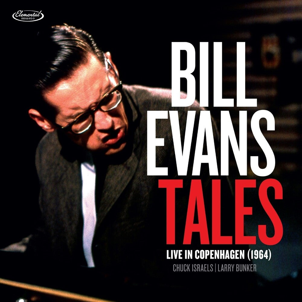 the album cover for Bill Evans - Tales: Live In Copenhagen (1964) [RSD Black Friday 2023]