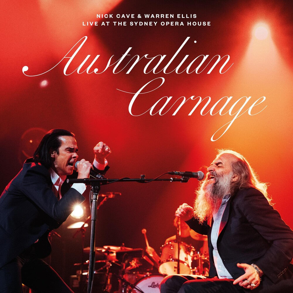 the album cover for Nick Cave  / Ellis,Warren - Australian Carnage - Live At The Sydney House