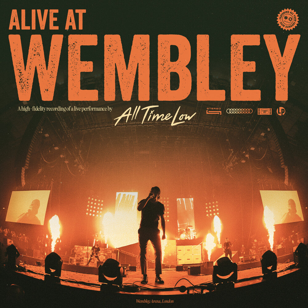 the album cover for All Time Low - Alive at Wembley [RSD Black Friday 2023]