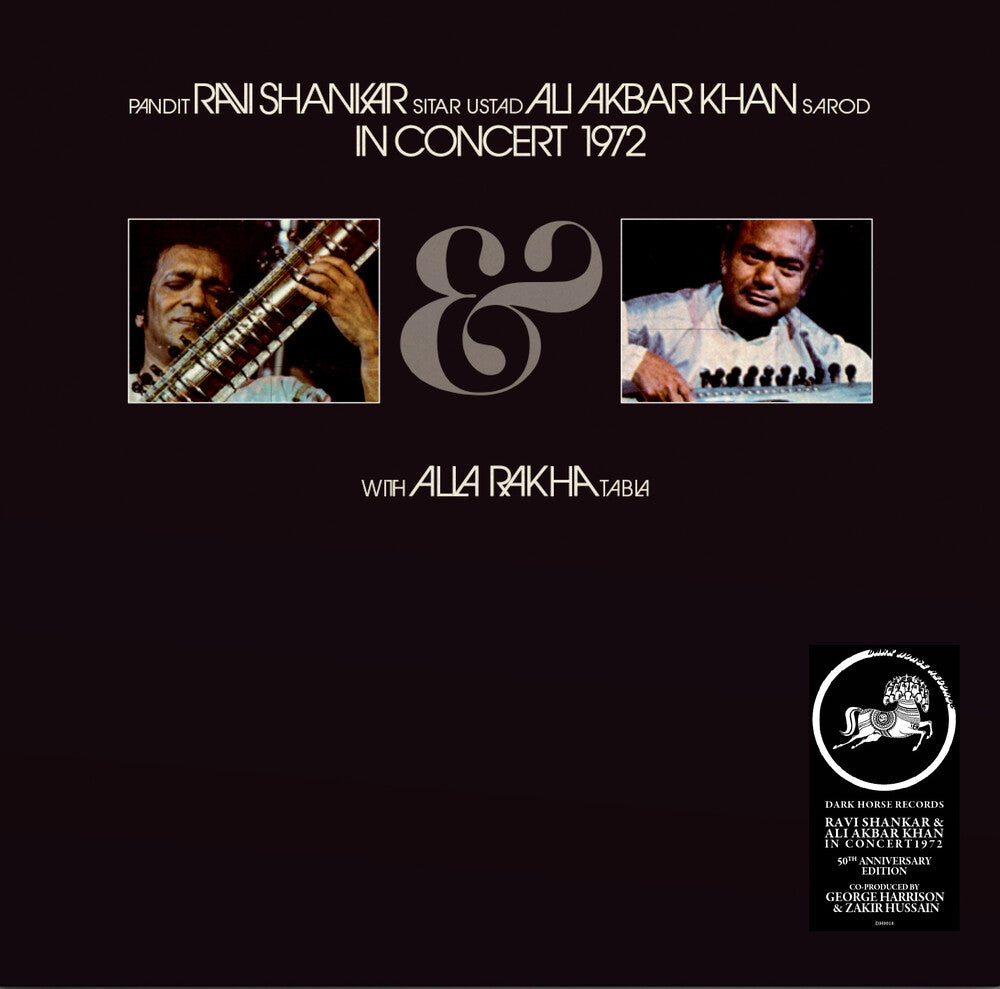 the album cover for Ravi Shankar & Ali Akbar Khan - In Concert 1972 [RSD Black Friday 2023]