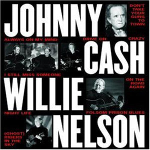 the album cover for Johnny Cash & Willie Nelson - VH-1 Storytellers